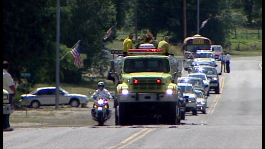 Friends and Family Gather for Firefighter's Funeral