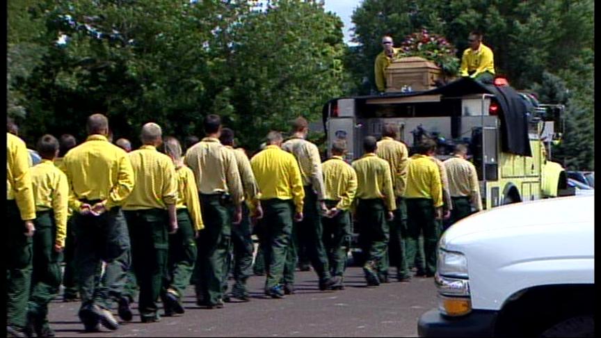 Friends and Family Gather for Firefighter's Funeral