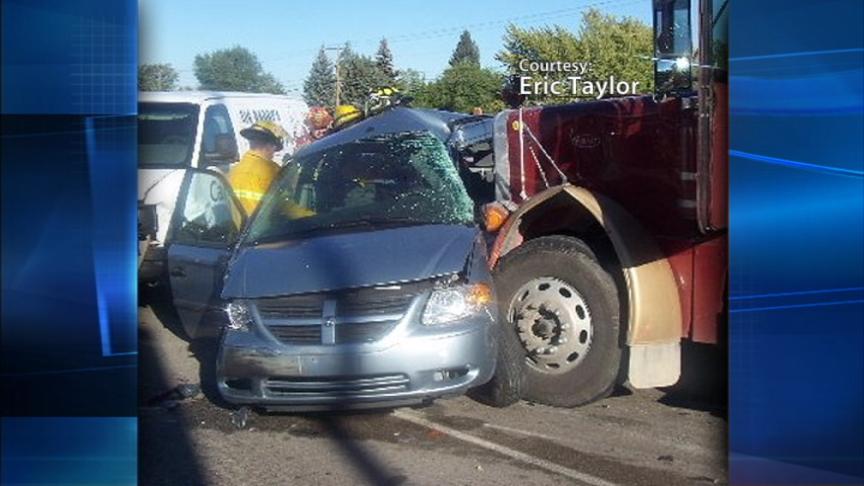 Five-Car Pileup Kills Woman