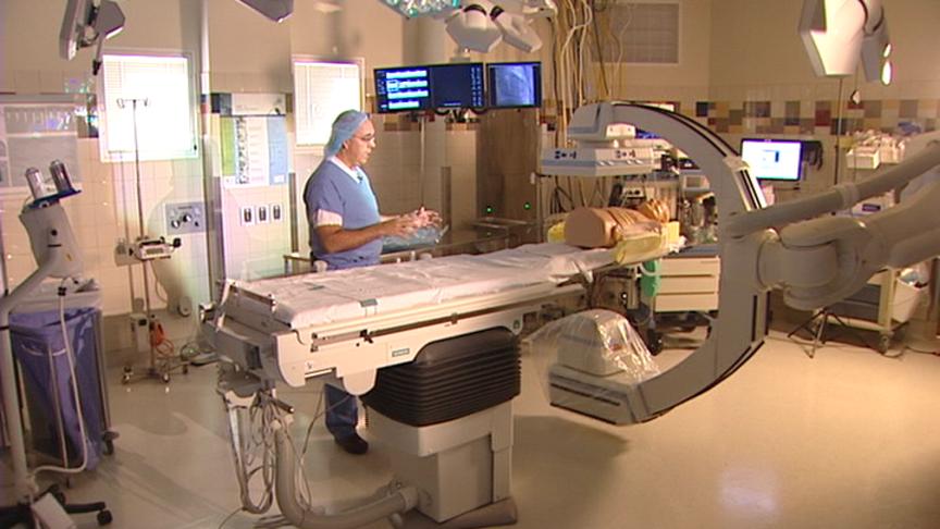 Hybrid operating room at University Hospital