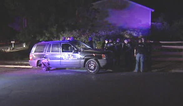 Parolee arrested through window after ramming police cars | KSL.com
