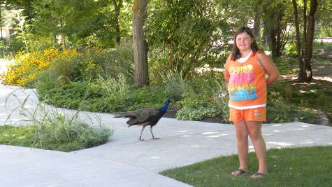 Kyra enjoyed her Read Today Summer Reading Challenge reward at Tracy Aviary