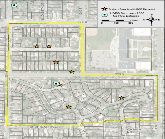 Click to enlarge map of affected area