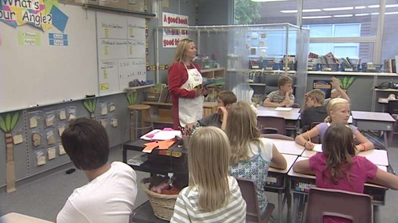 Karen Gorringe's uses narratives, pictures, whatever it takes to really help her sixth-grade class learn.