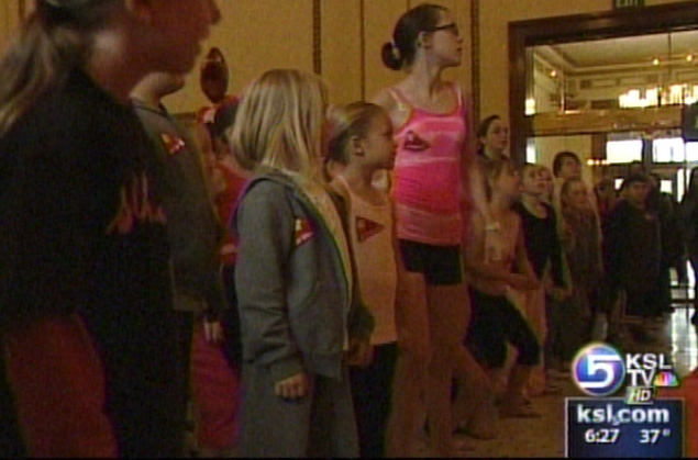 Utah Kids Learn "High School Musical" Dance Moves