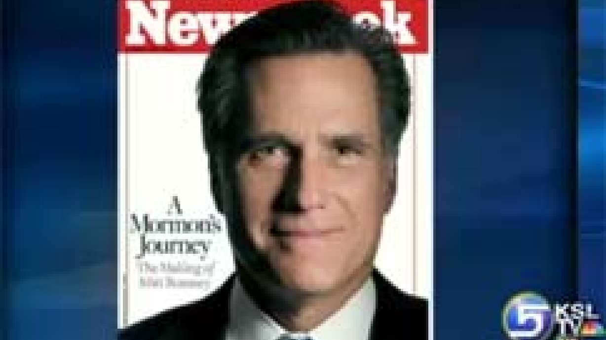 Mitt Romney on Cover of Newsweek Magazine