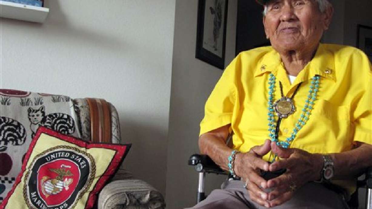 Original Navajo Code Talker still tells his story