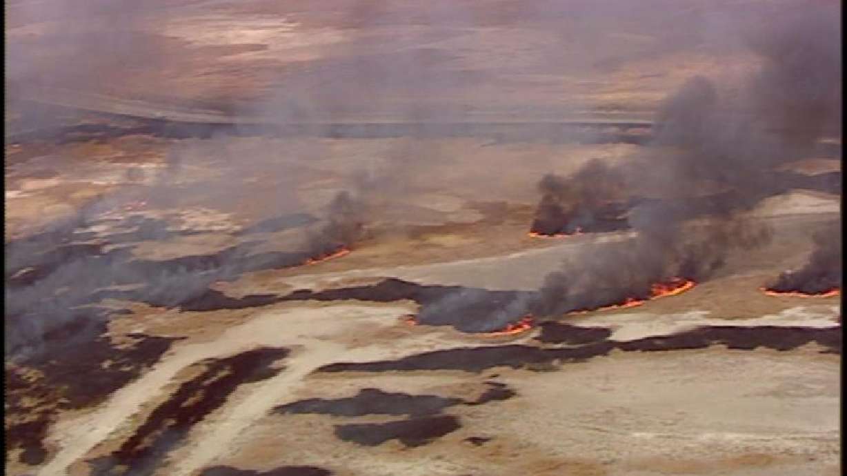 Thousands of Acres of Bird Refuge Go up in Flames