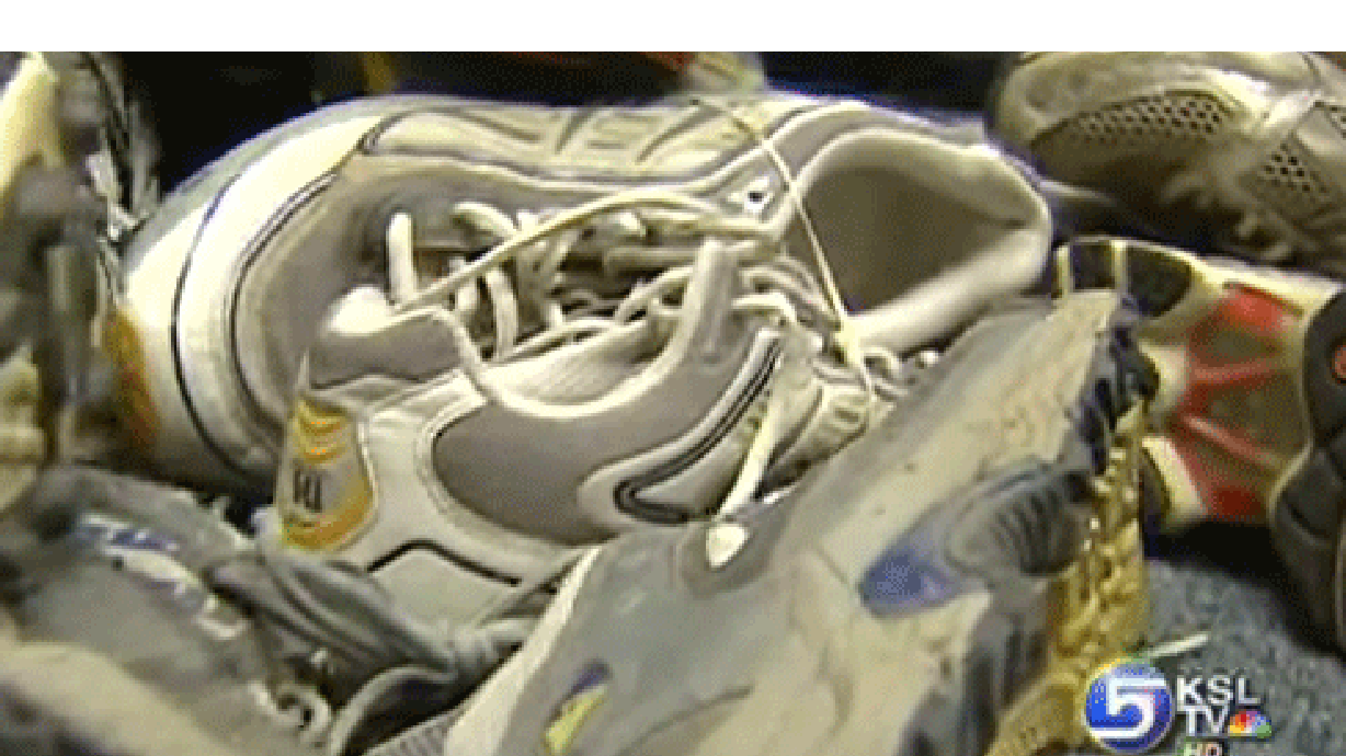 Teens Gathering Shoes to Send to Africa