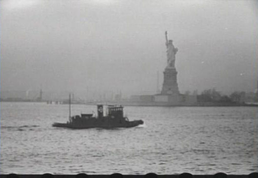 Sara Milanow Rovner immigrated to America in 1925 and remembered listening to an older man describe the scene from on board their ship, first seeing the Statue of Liberty.