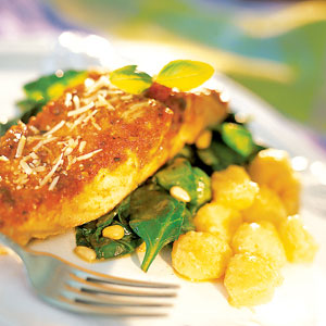 What's Cookin': Salmon with Buttered Gnocchi
