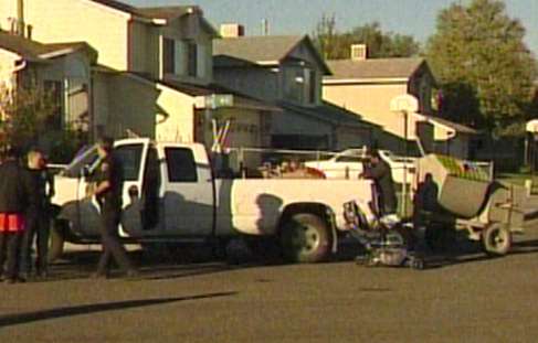 Mom Praised for Pushing Kids Away from Truck