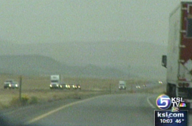 Dust Storms Causing Trouble on I-15 in Millard County