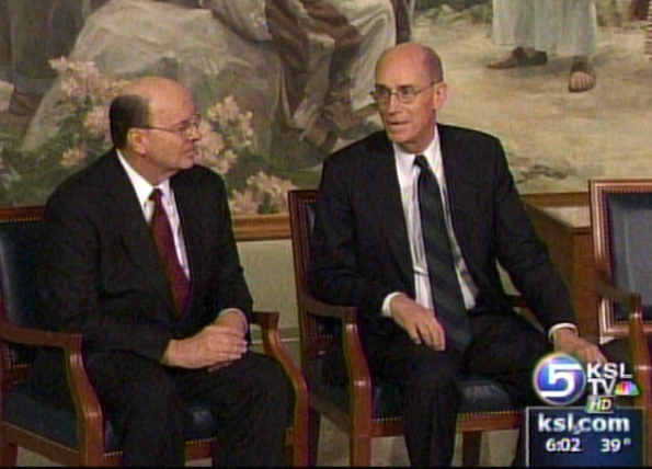 Pres. Eyring Called as Counselor, Elder Cook to Quorum of 12