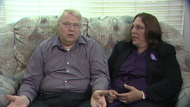 Susan Powell's parents, Charles and Judy Cox, in September 2010.
