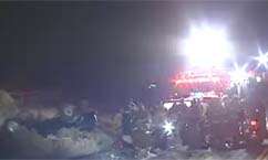 Three People Injured in Rollover Accident