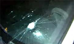 Car Owners Cleaning Up After Vandalism