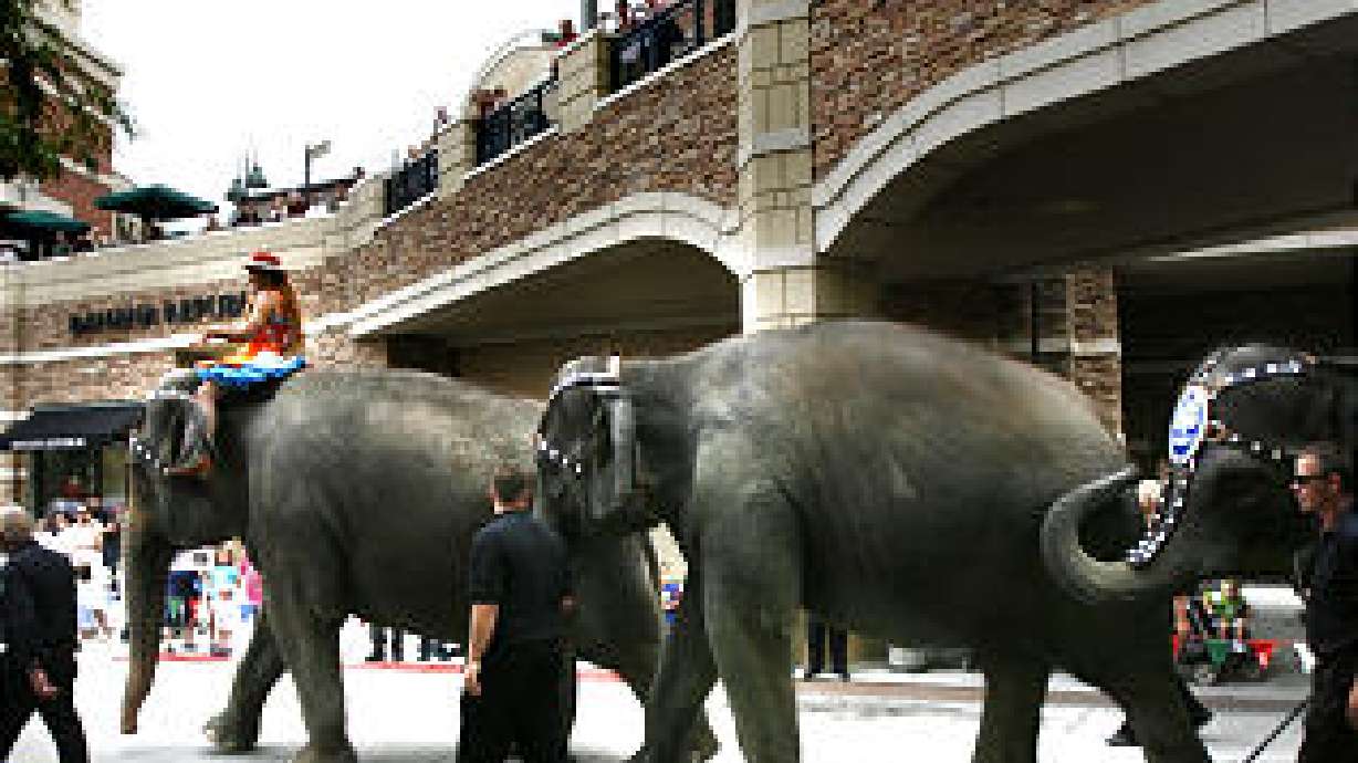 Annual circus parade comes to Salt Lake City