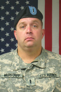 Official U.S. Army photo of Matthew Wagstaff