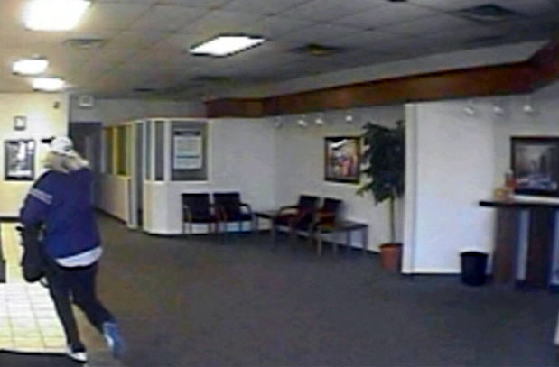 Surveillance photos show Sandy bank robber