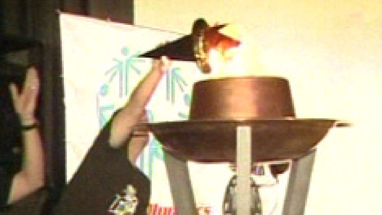 Torch Lit for Special Olympics Fall Sports Classic