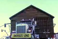 Historic Barn Moves to New Location