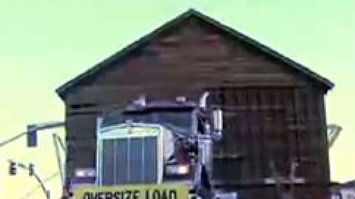 Historic Barn Moves to New Location