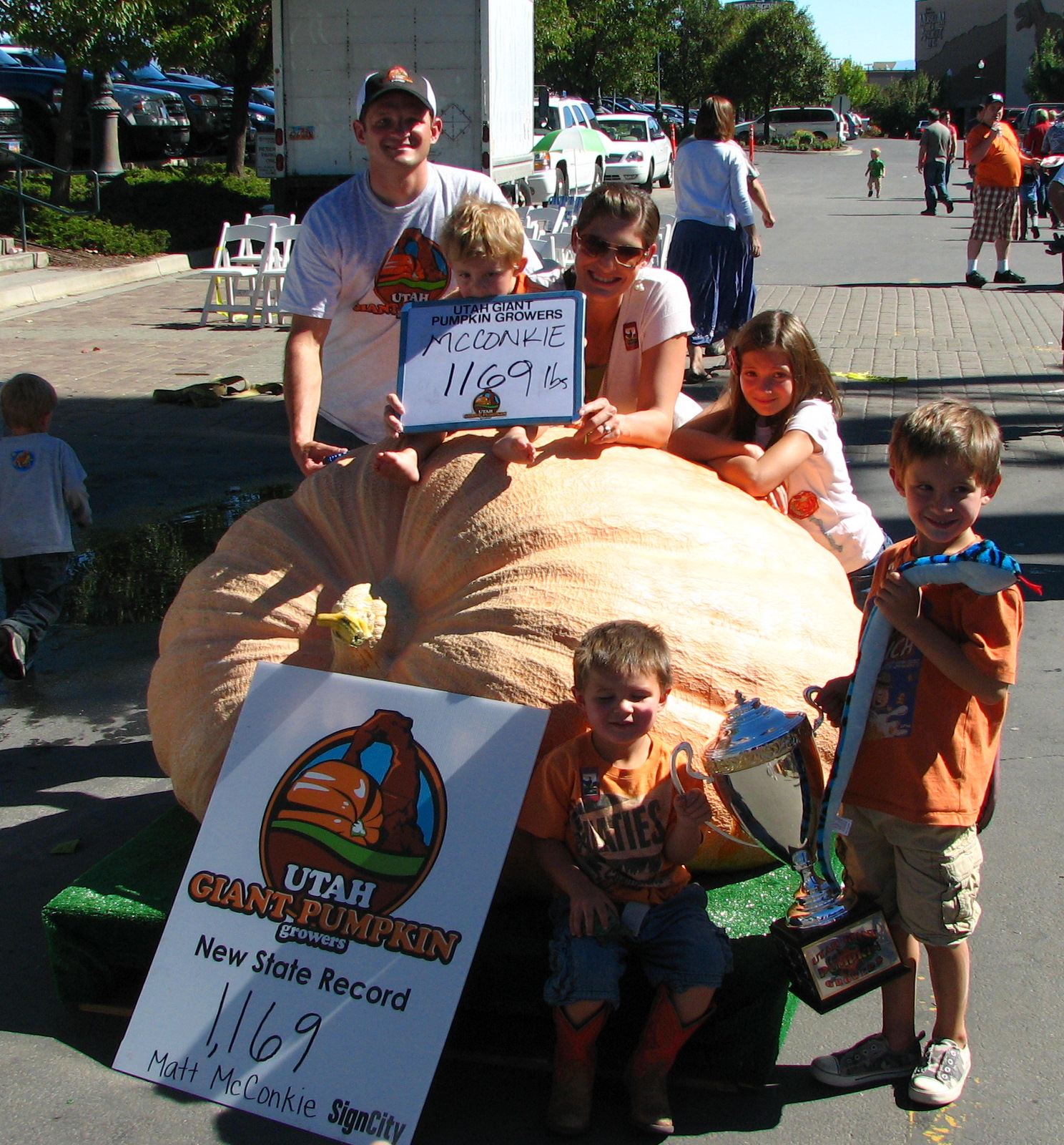 New Utah Giant Pumpkin Record