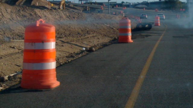 Pothole repair crews working on I-15 in Spanish Fork