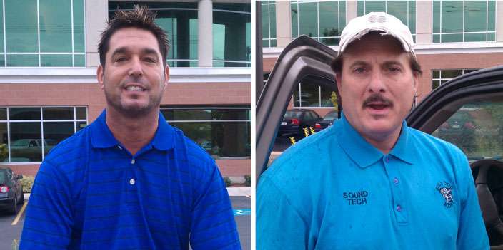 Orem police cited Allan Marmer of Park City (left) and Vernon Schock of Pennsylvania (right) for doing business without a license