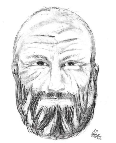 Composite drawing of rape suspect. Click to enlarge.