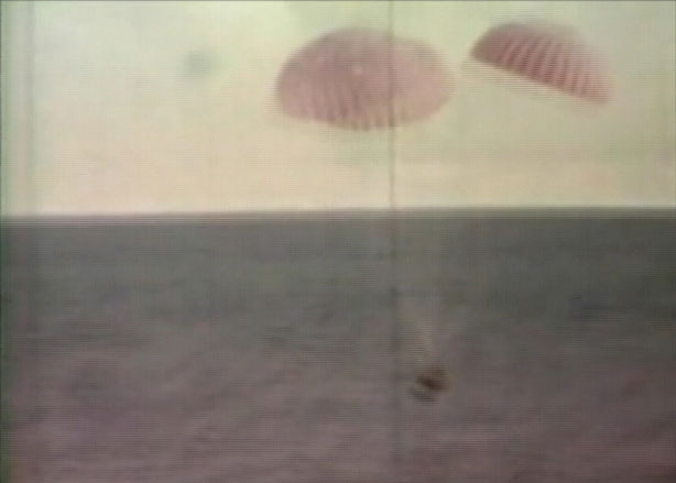 In 1970 the entire world held its collective breath, fearing the damaged Apollo 13 spaceship would burn up as it hit the earth's atmosphere.