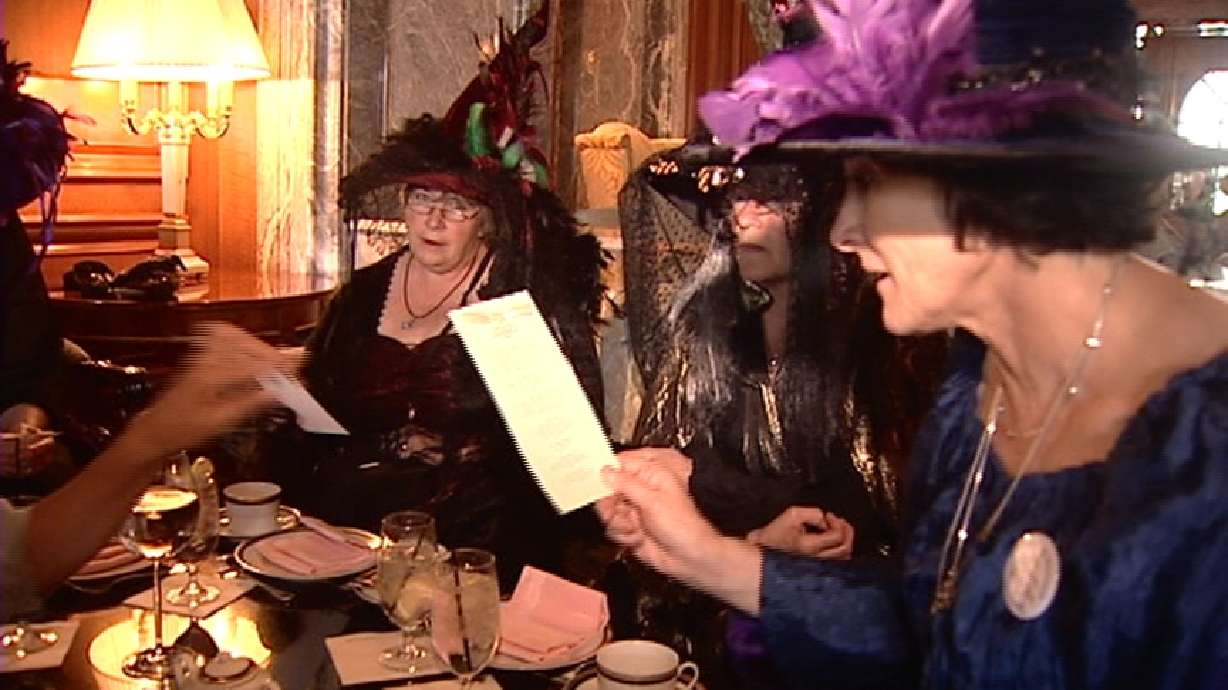 Salt Lake City 'witches' gather for high tea