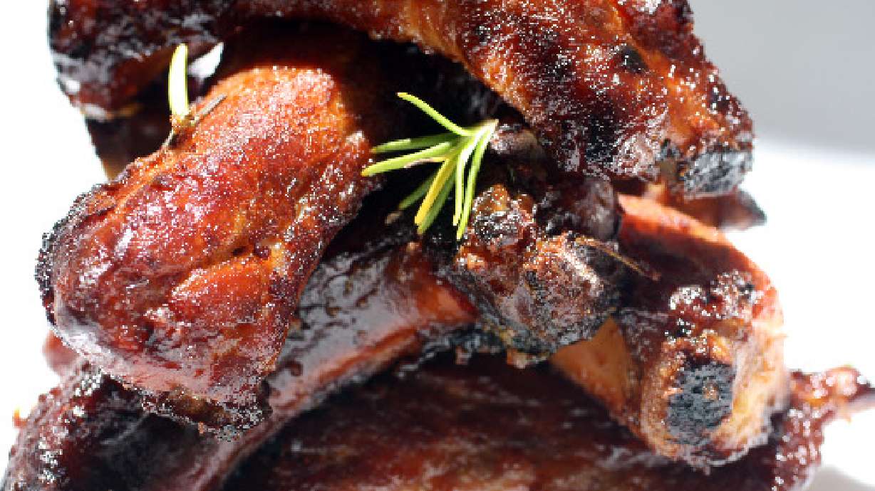 Apricot and Rosemary Oven Ribs