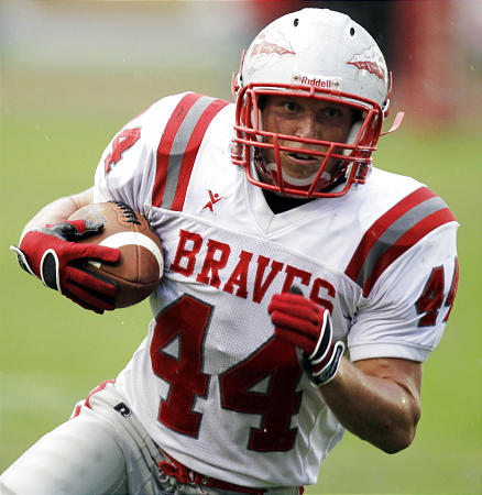 Bountiful running back David Coffman has over 600 rushing yards and six touchdowns for the Braves, who capped an exciting season with a Region 6 title. (Scott G. Winterton, Deseret News).