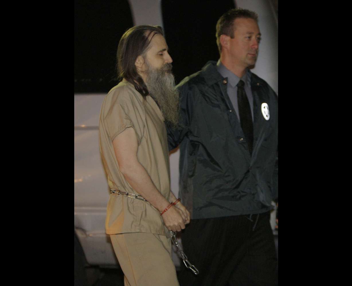 Brian David Mitchell arrives at court in Salt Lake City Tuesday, Nov. 2, 2010.