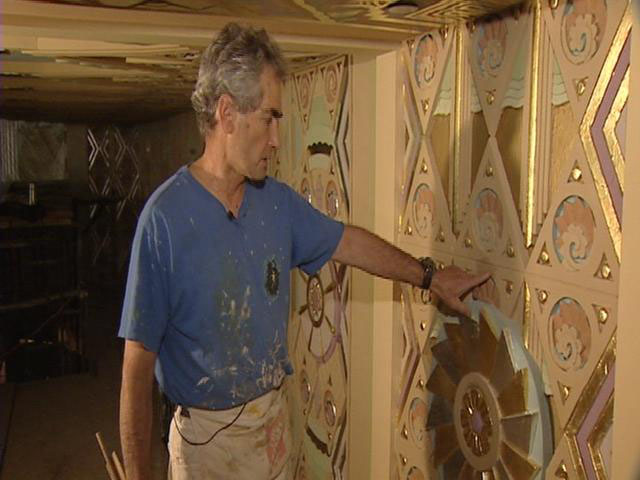 Painter discovers historic link at Ogden High auditorium