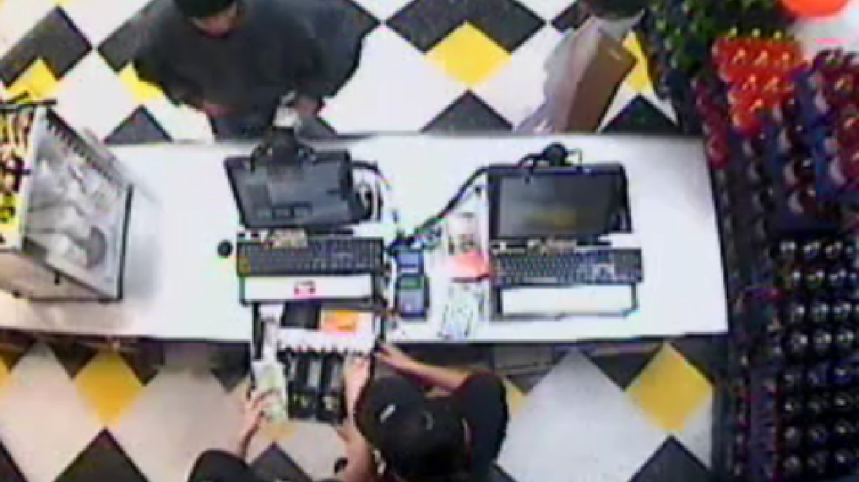 Surveillance video of Little Caesars armed robbery released