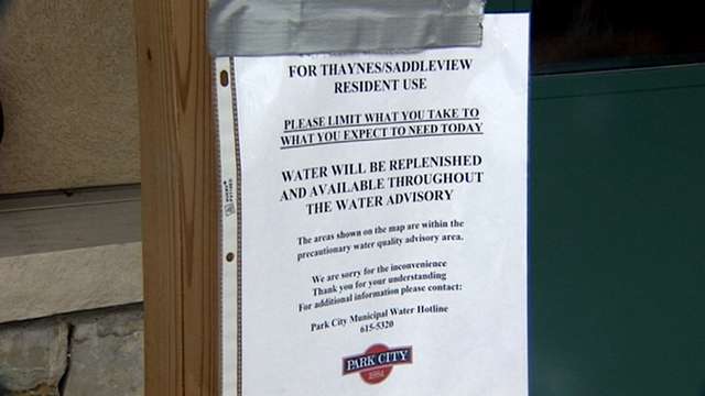 Water advisories still in effect in Park City