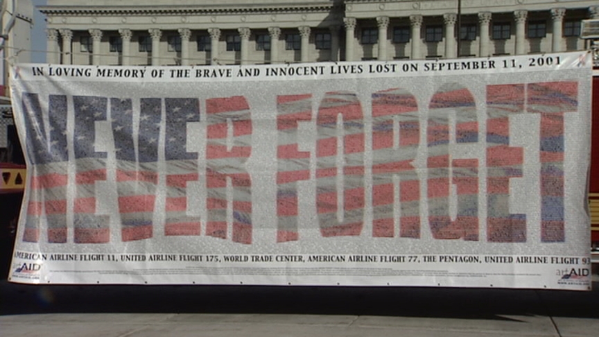 Patriot flag flies over Utah Capitol