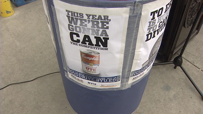 BYU/Utah foodbank rivalry returns
