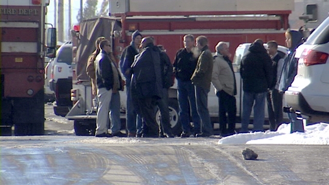 Industrial fire sends 2 firefighters to the hospital