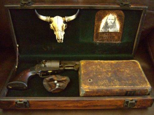 Antique pistol, first edition Book of Mormon stolen from Hurricane shop