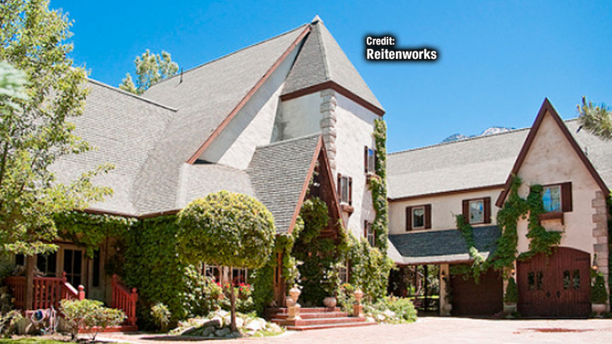 The Runolfsons lived on the 20-acre restaurant property on Wasatch Blvd. in this home.