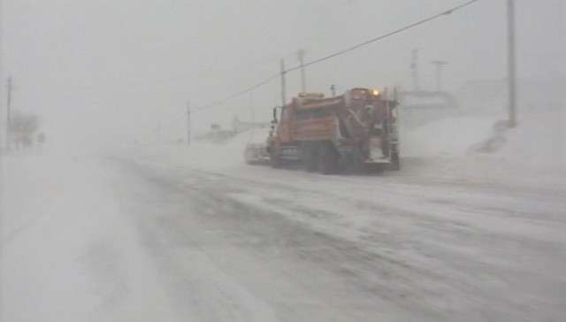 Plows are using a heavy-duty salt mixture to melt the ice of roadways, but as the temperature drops it takes longer for the salt to work.
