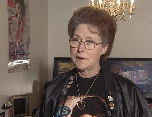 Marge Higley says she would like to sell her collection of Elvis Presley memorabilia in its entirety to someone who loves "The King" as much as she does.