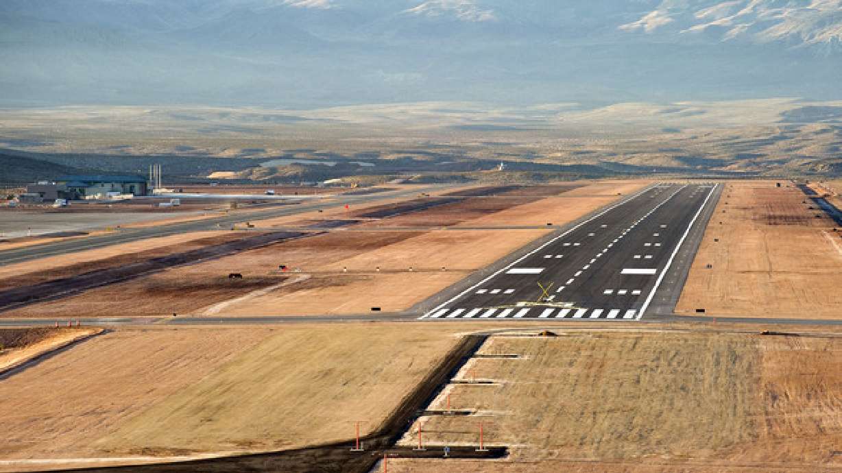 A small plane bound for the St. George Regional Airport crashed in southern Utah on Thursday, injuring its two occupants.