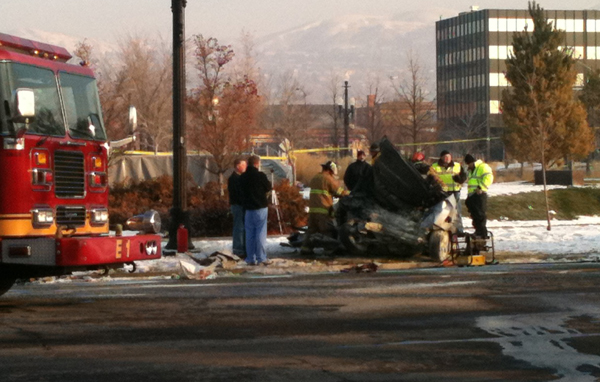 Man arrested in death of woman in fiery Salt Lake crash | KSL.com