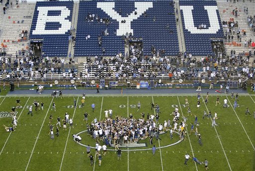 BYU considering unified student section at LaVell Edwards Stadium