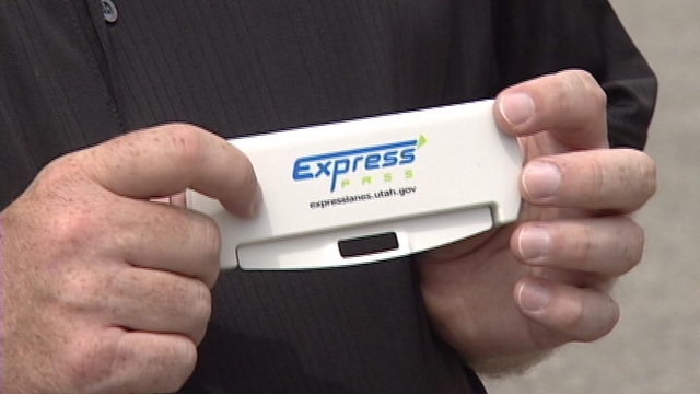UDOT transponders track when the motorist uses the Express Lane and bills them accordingly.